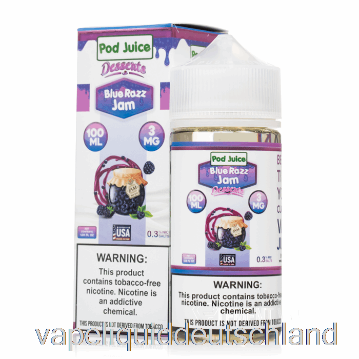 Blue Razz Jam – Schotensaft – 100 Ml 12 Mg Vape Deutschland